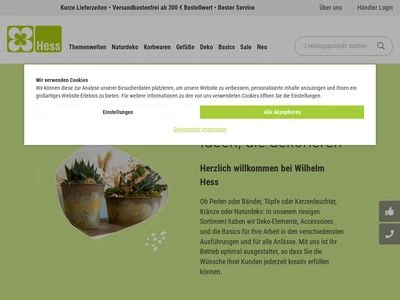 Website von floristikmarkt24.de GmbH