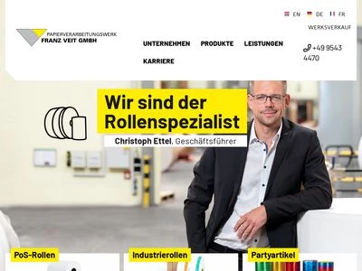 Website von Franz Veit GMBH