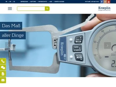 Website von Kroeplin GmbH