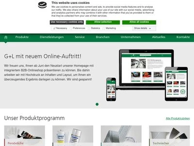 Website von Grüning & Loske GmbH