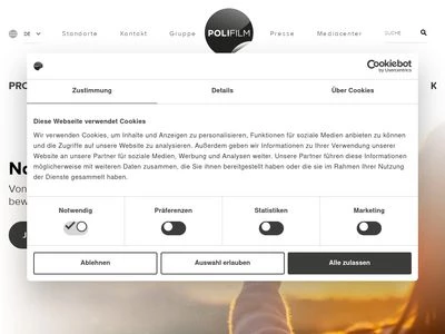 Website von POLIFILM GmbH