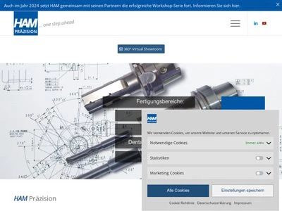 Website von Hartmetallwerkzeugfabrik Andreas Maier GmbH