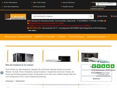 Website von IT-BUDGET GmbH