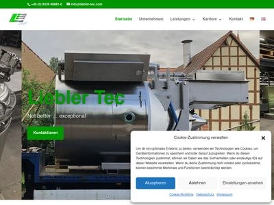 Website von Liebler und Löw GmbH