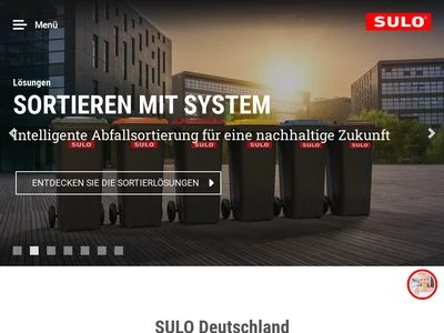 Website von SULO Deutschland GmbH