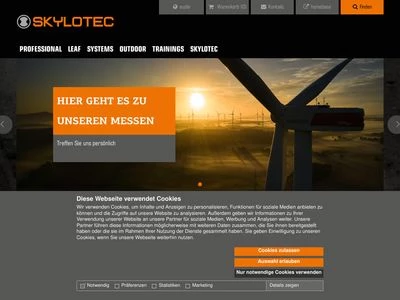 Website von SKYLOTEC GmbH