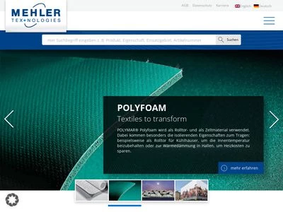 Website von Low & Bonar GmbH