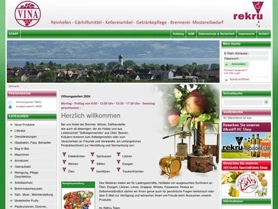 Website von ReKru GmbH