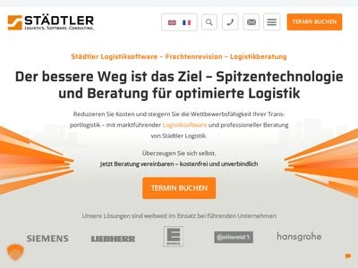 Website von Städtler Logistik GmbH & Co. KG