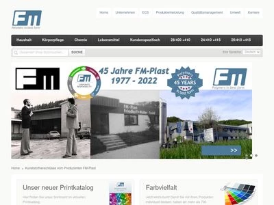 Website von FM - Plast GmbH