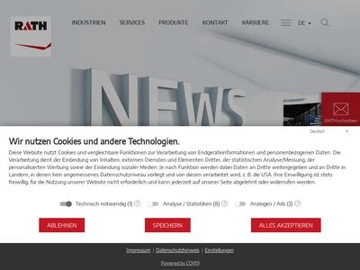 Website von Rath AG