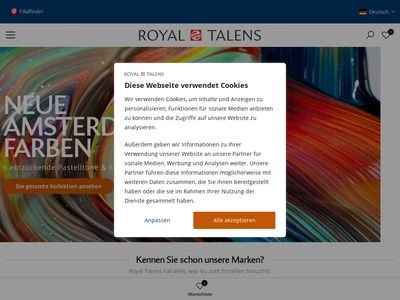 Website von Talens GmbH