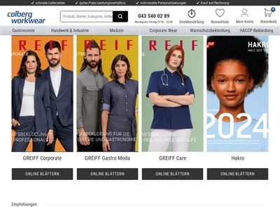 Website von Colberg GmbH