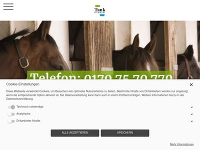 Website von Tank Kompakt