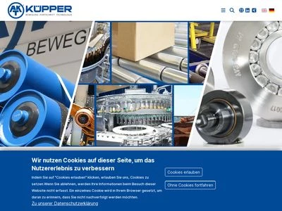 Website von Artur Küpper GmbH & Co. KG