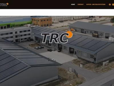 Website von TRC Handels GmbH