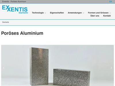 Website von EXXENTIS AG