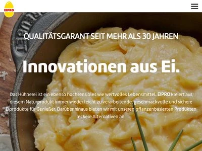 Website von EIPRO-Vermarktung GmbH & Co. KG