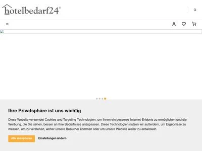 Website von Hotelbedarf24 GmbH & Co. KG