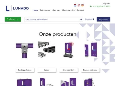 Website von Lunado Group B.V.