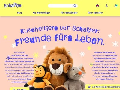 Website von Rudolf Schaffer Collection GmbH & Co. KG