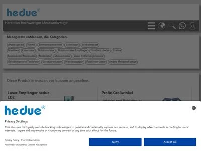 Website von Hedue GmbH