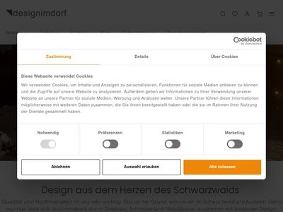 Website von designimdorf GmbH