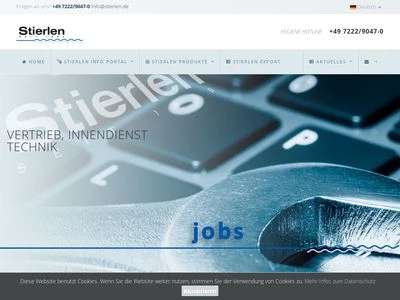 Website von Stierlen GmbH