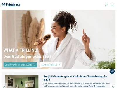 Website von Fritz Frieling GmbH