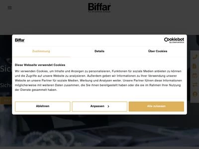 Website von Biffar GmbH & Co. KG