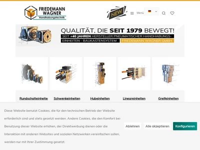 Website von Friedemann Wagner GmbH