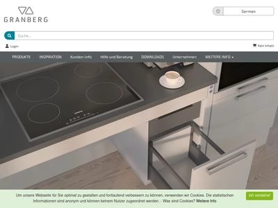 Website von Granberg GmbH