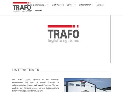 Website von Trafö Förderanlagen GmbH & Co. KG