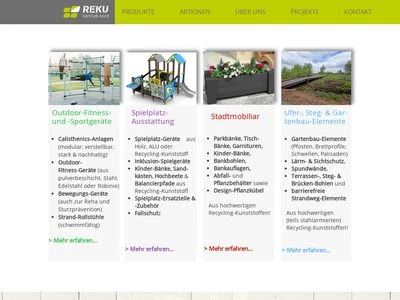 Website von REKU Vertrieb Nord GmbH