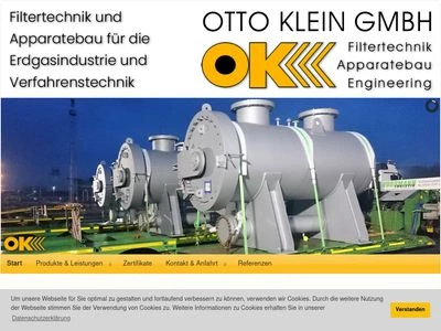 Website von OTTO KLEIN GMBH