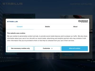 Website von Stabilus GmbH