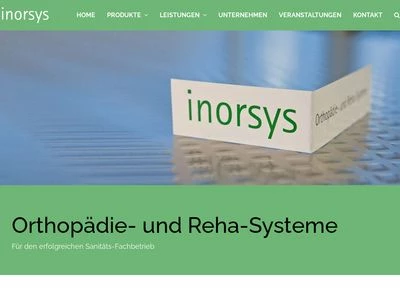 Website von inorsys GmbH