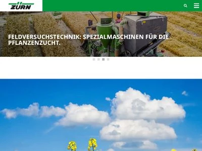 Website von Zürn Harvesting GmbH & Co. KG