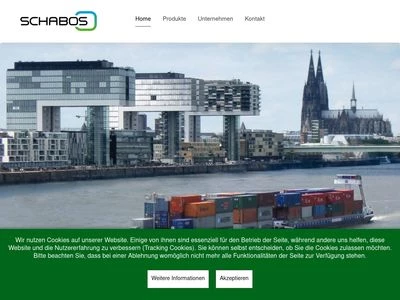 Website von SCHABOS GMBH