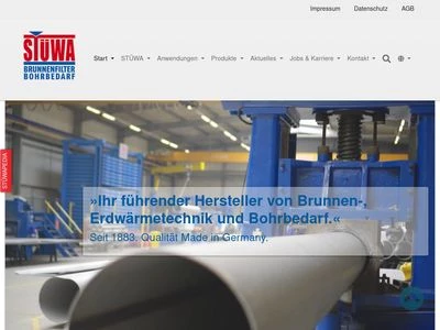 Website von STÜWA Konrad Stükerjürgen GmbH