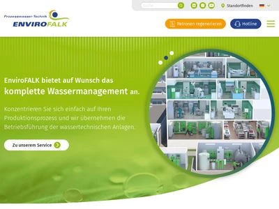 Website von EnviroFALK GmbH