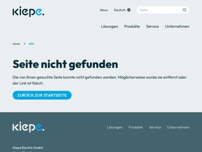 Website von Kiepe Electric GmbH