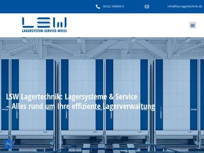 Website von Lagersystem-Service-Weiß