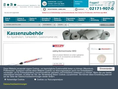 Website von SoBo Deutschland GmbH & Co. KG