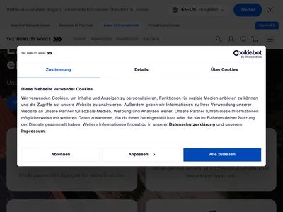 Website von The Mobility House GmbH