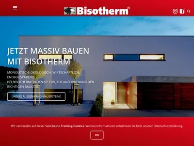 Website von Bisotherm GmbH