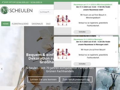 Website von H.U. Scheulen GmbH & Co. KG