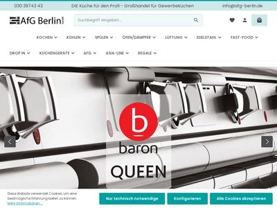 Website von AfG Berlin GmbH