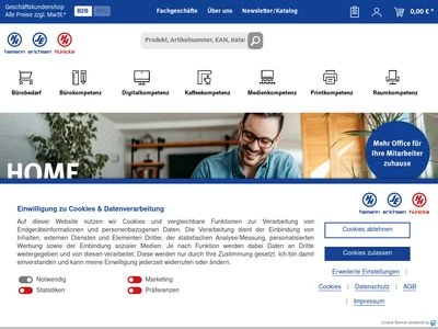 Website von Hugo Hamann GmbH & Co. KG