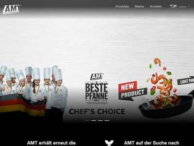 Website von AMT Alumetall Gießtechnik GmbH